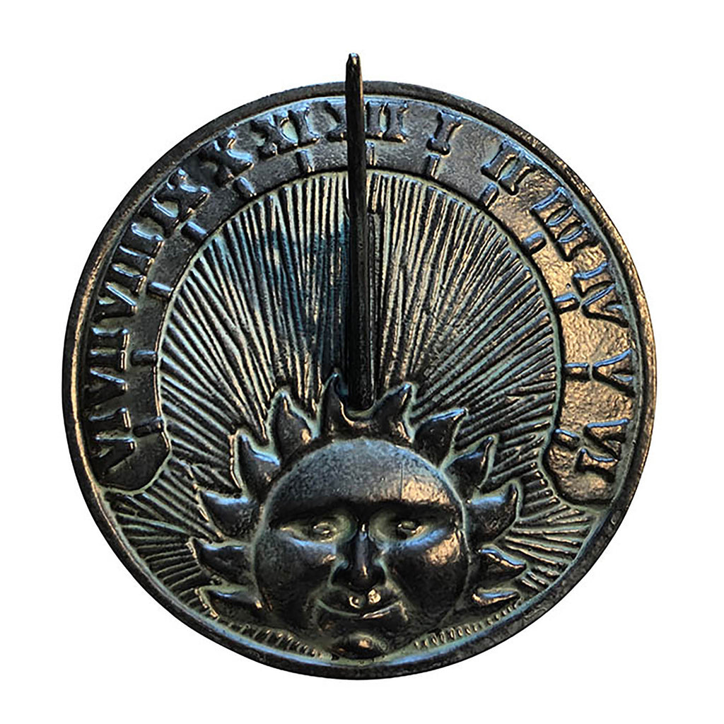 Cast Iron Sunface Sundial (Rome #2518) inexpensive